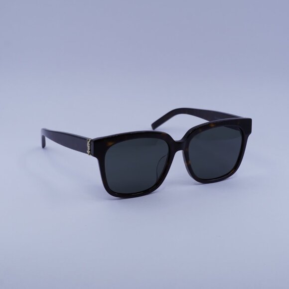 Saint Laurent SL M40/FN 004 Sunglasses Havana Square Frame, Grey Lenses main image 10